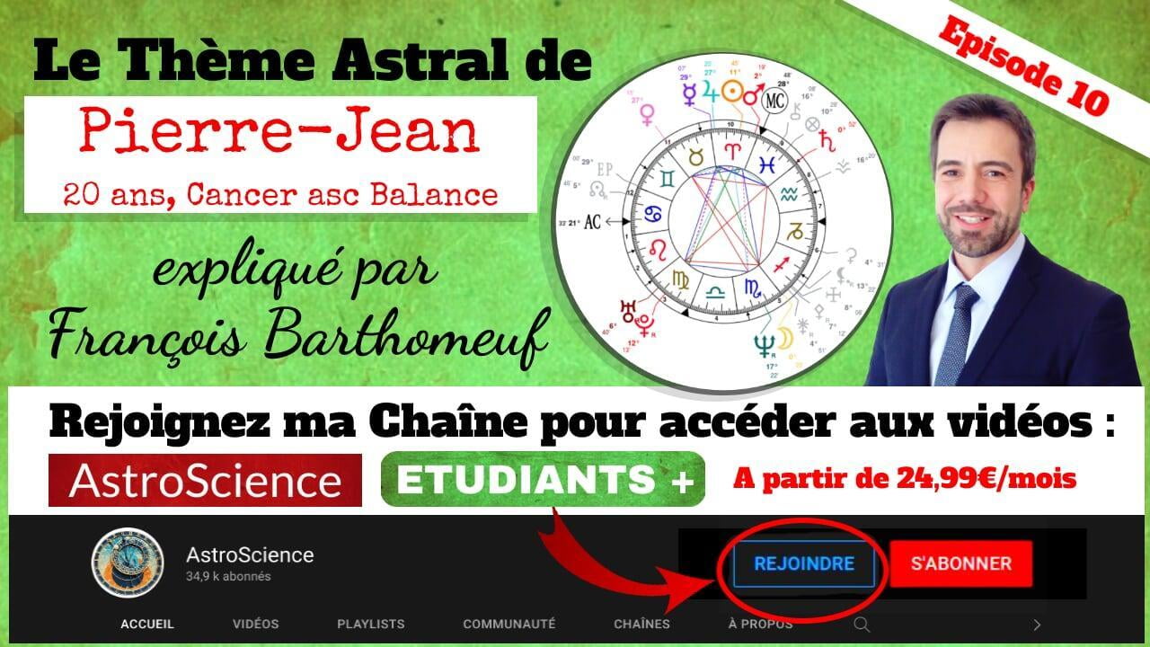 Devenez membre de la Chaîne Youtube AstroScience