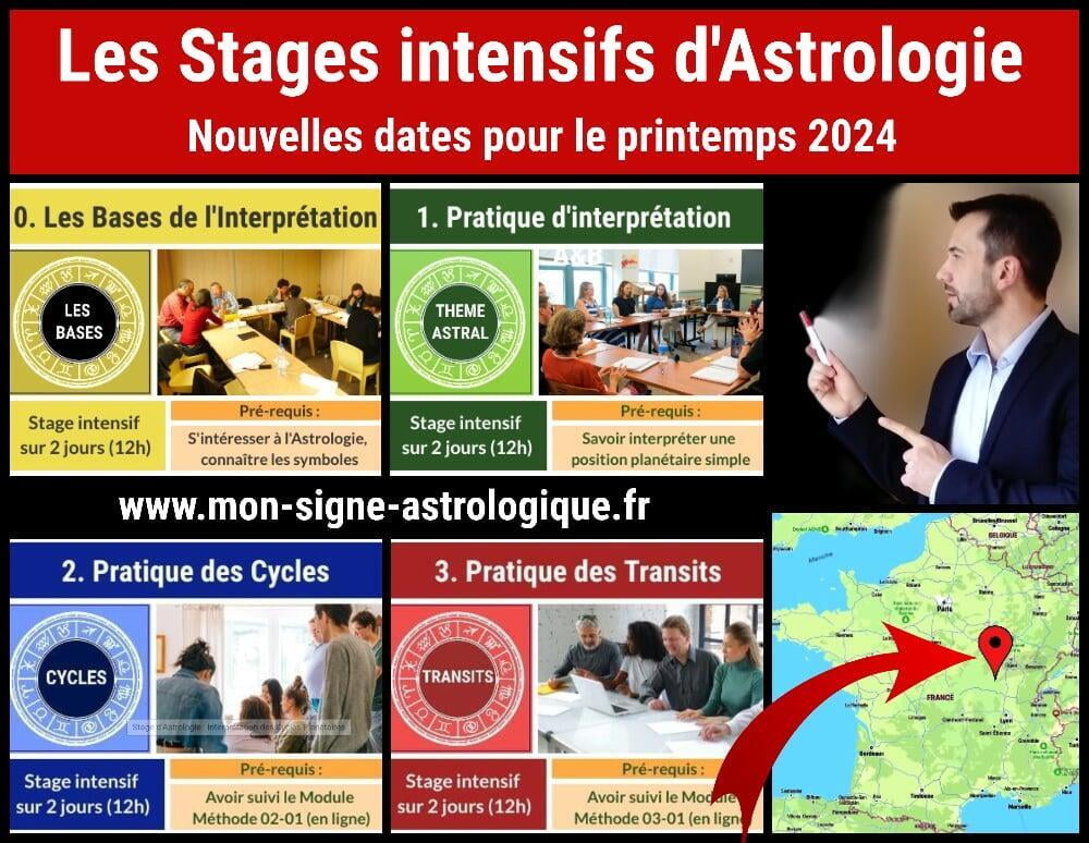 Stages d'astrologie avec François Barthomeuf