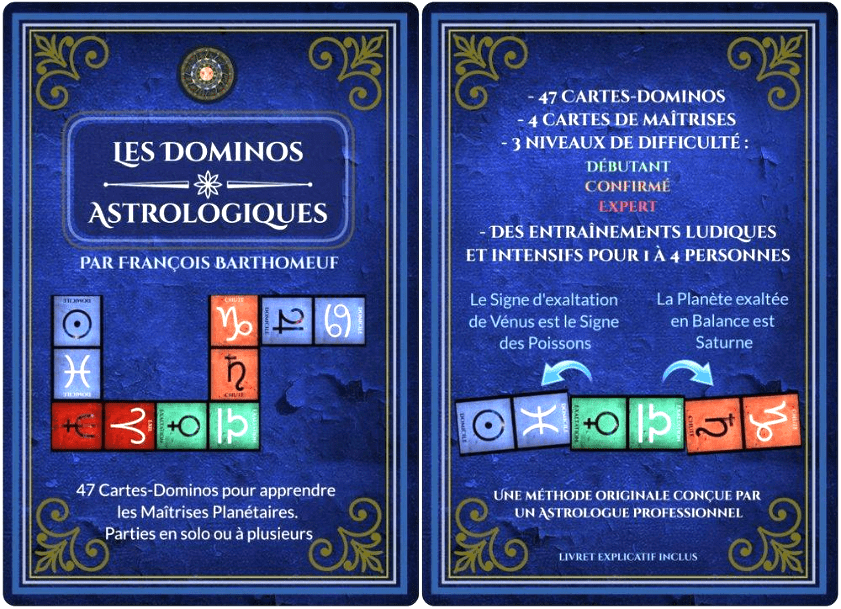 Entraînements difficiles, interprétations faciles, c'est la devise des Dominos Astrologiques 